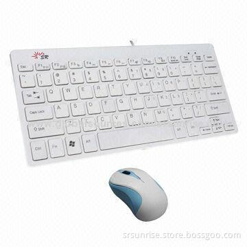 Wired Mini Chocolate Keyboard, 3D Optical Mouse, Various Colors Available, ODM/OEM Orders Welcome